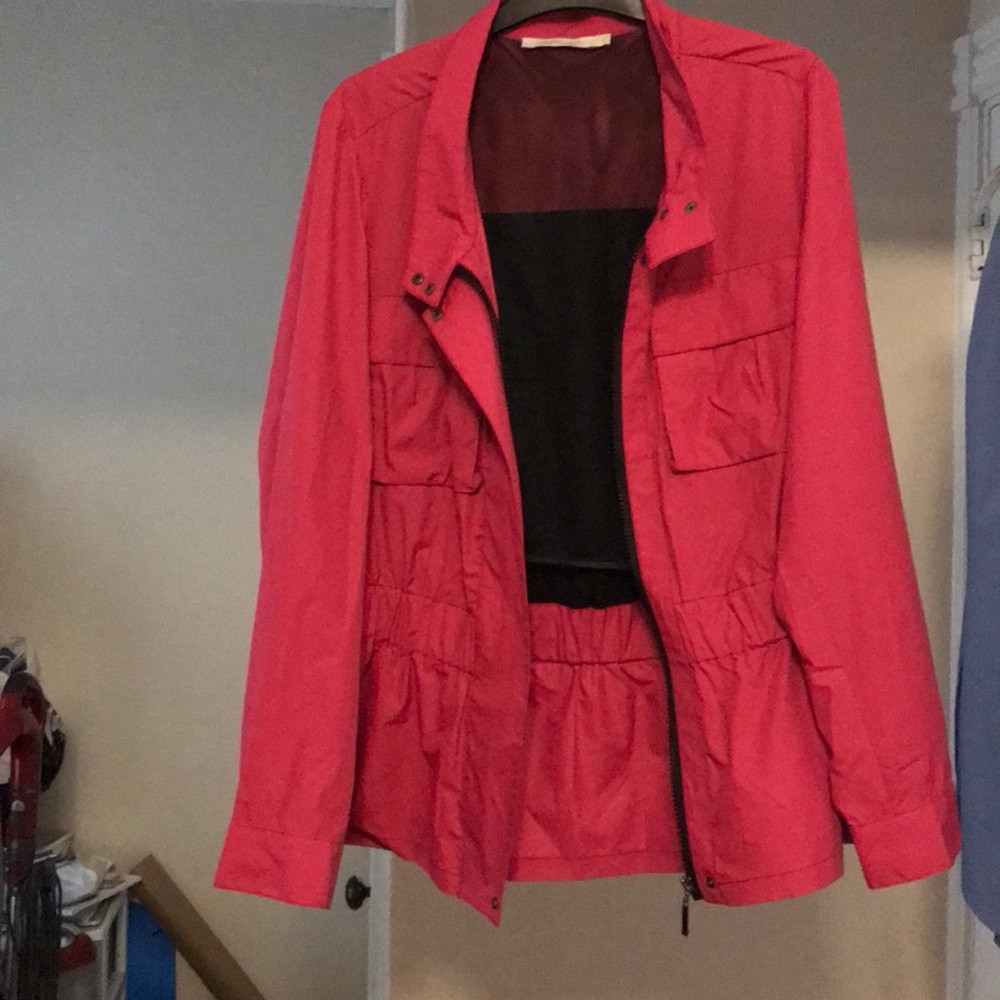 Lauren Vidal pink rain jacket  size s